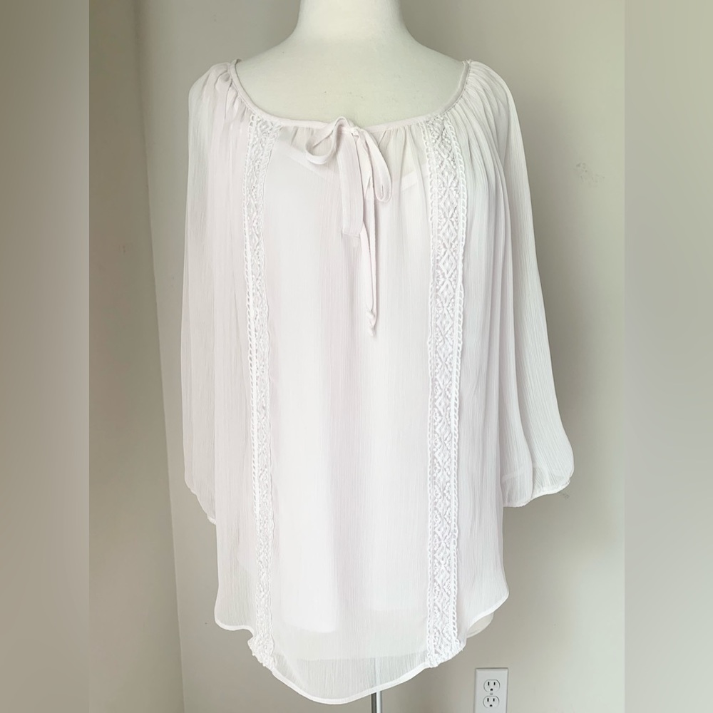 Baby Pink/White Blouse